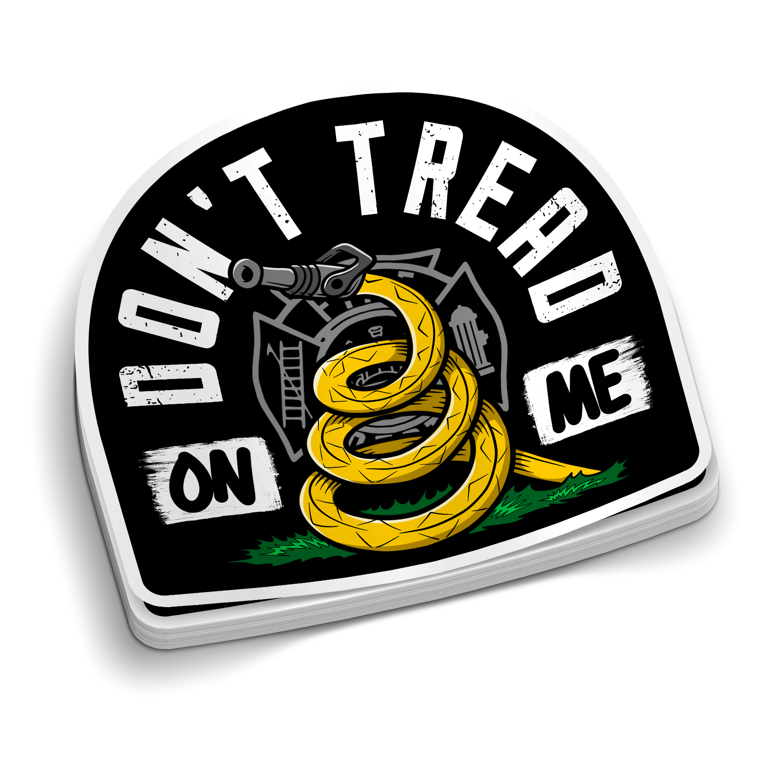 Don't Tread On Me | Firefighter Tumbler Stickers