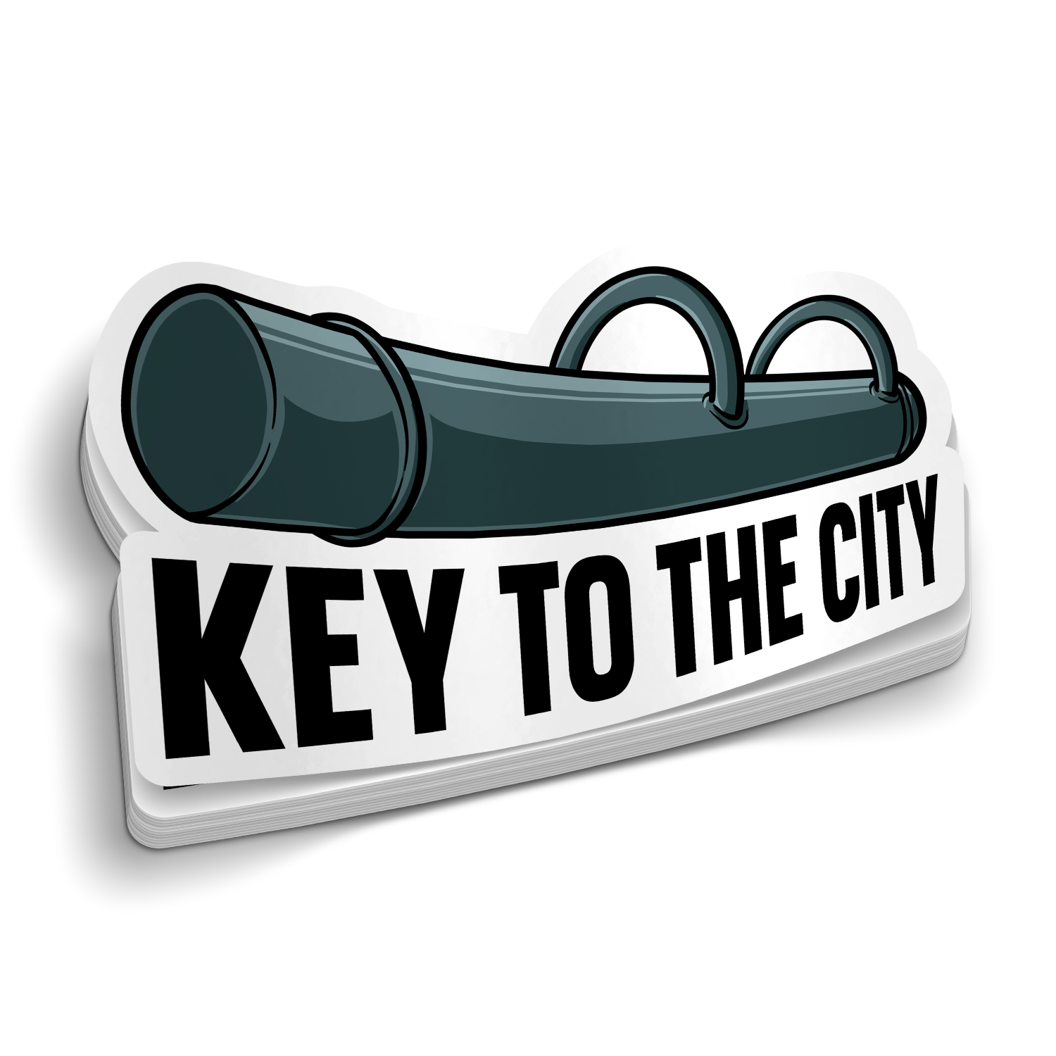 Key To The City Police Sticker