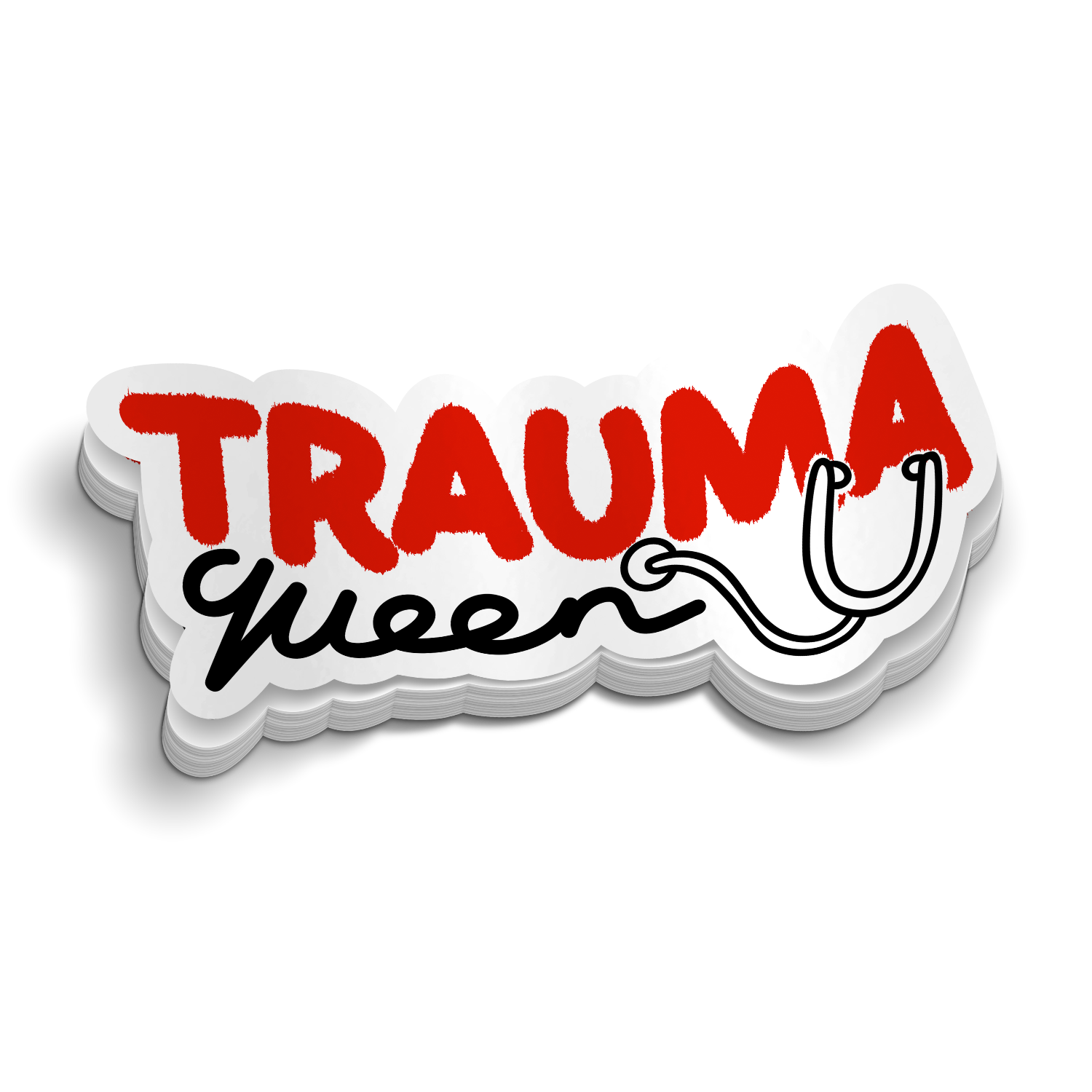 Trauma Queen Sticker