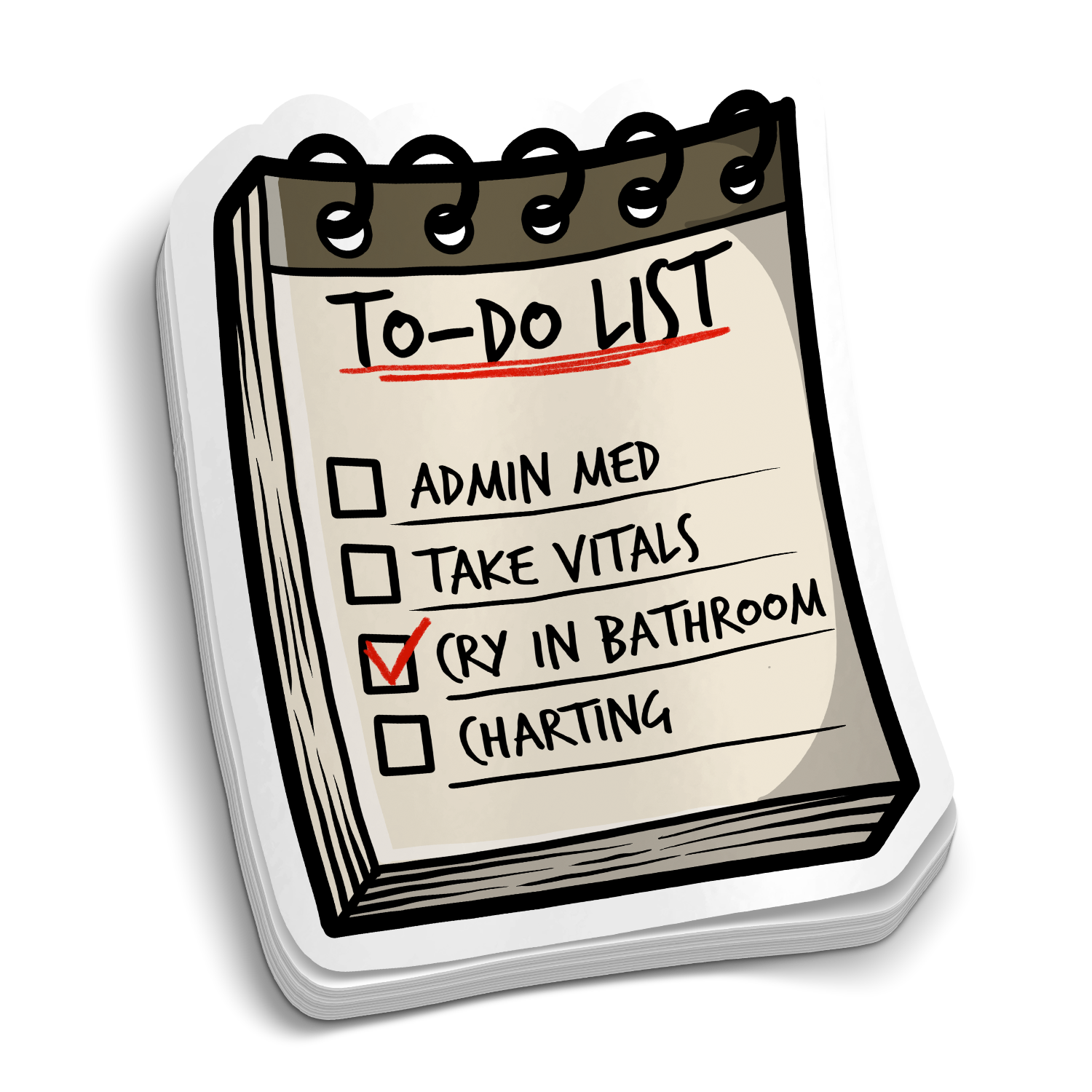 Today's ToDo List Sticker