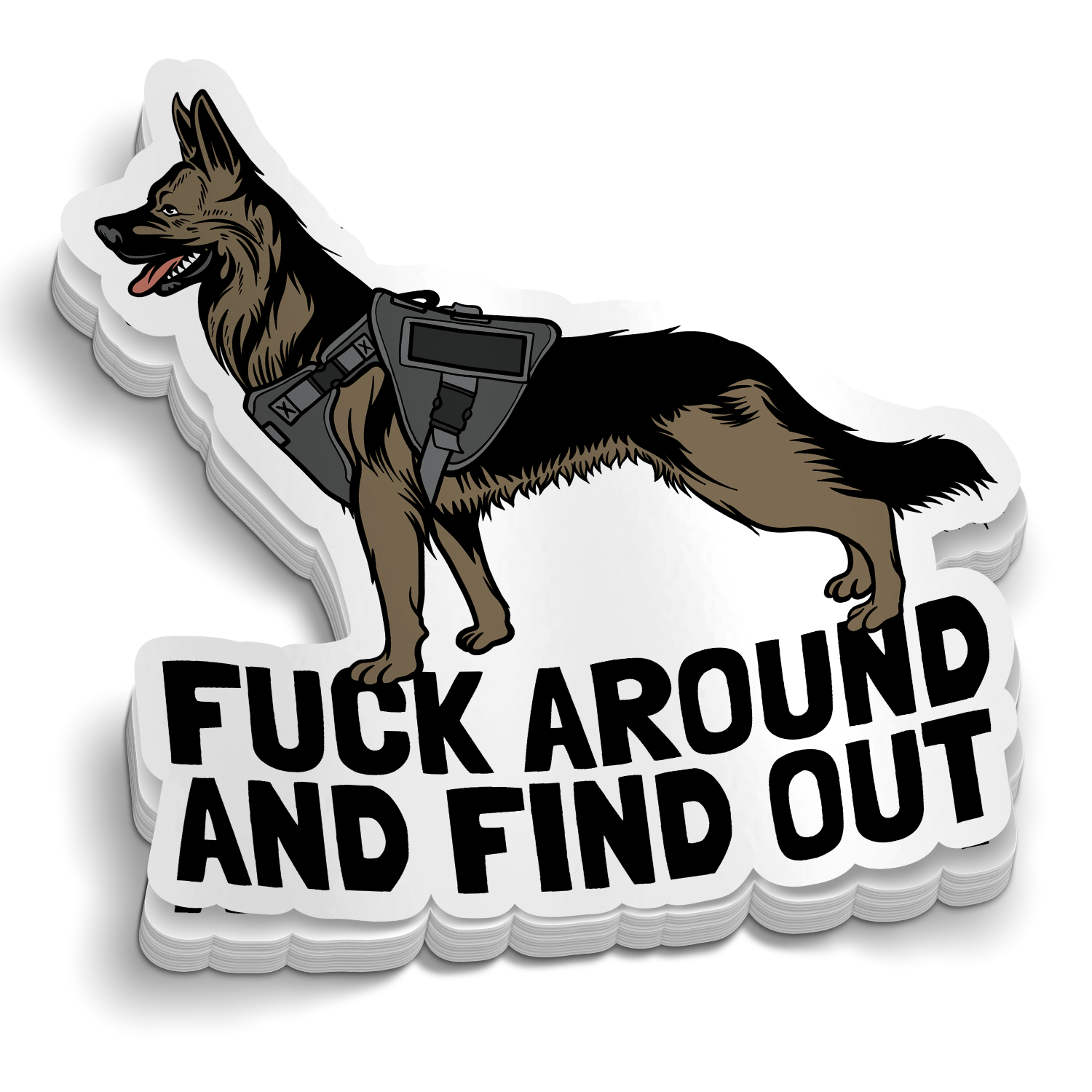 Police K-9 FAFO Sticker