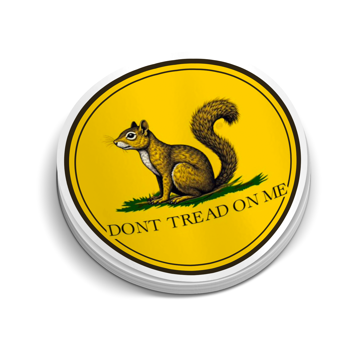 Squirrel DTOM | Funny Tumbler Stickers