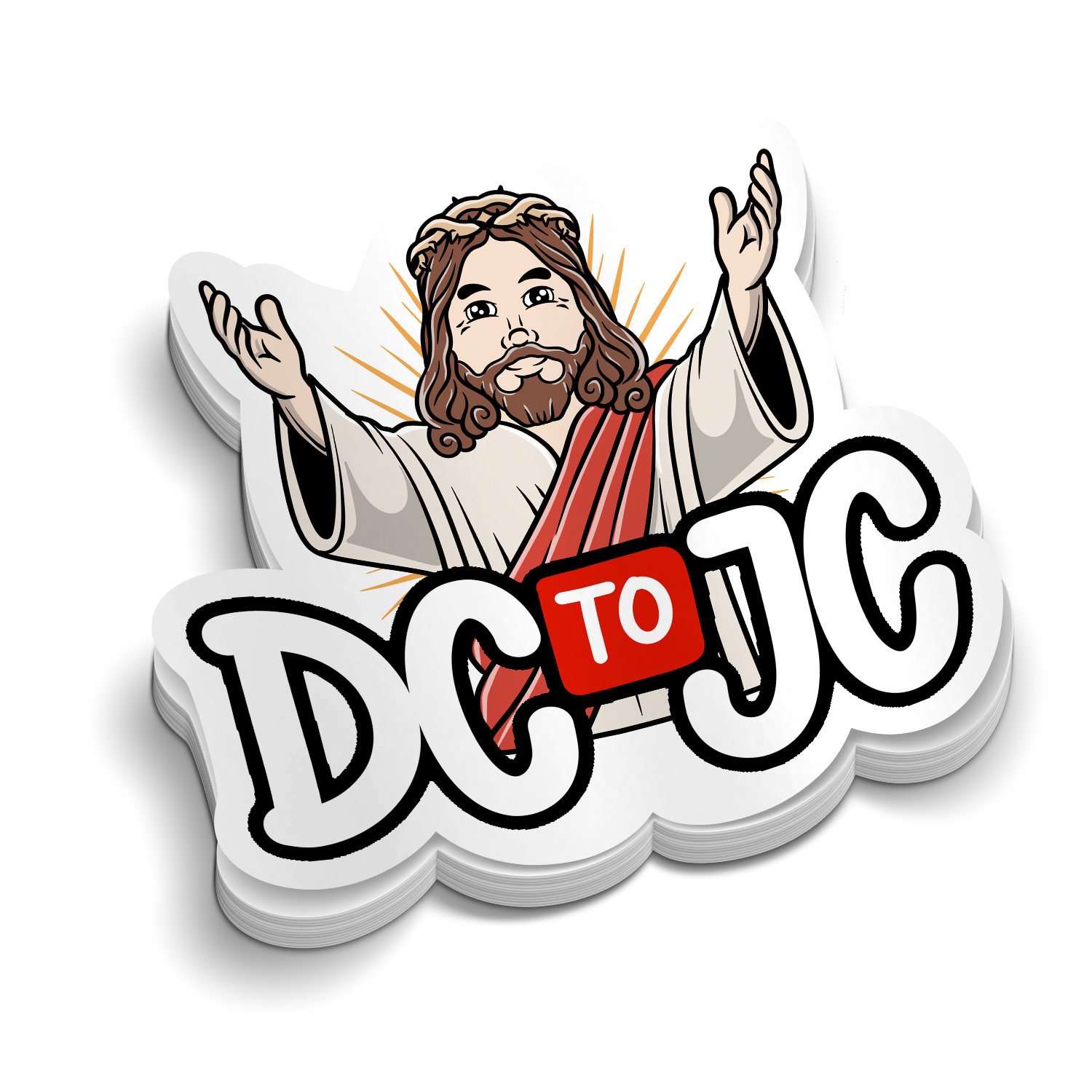 DC to JC | Funny Medical Stickers