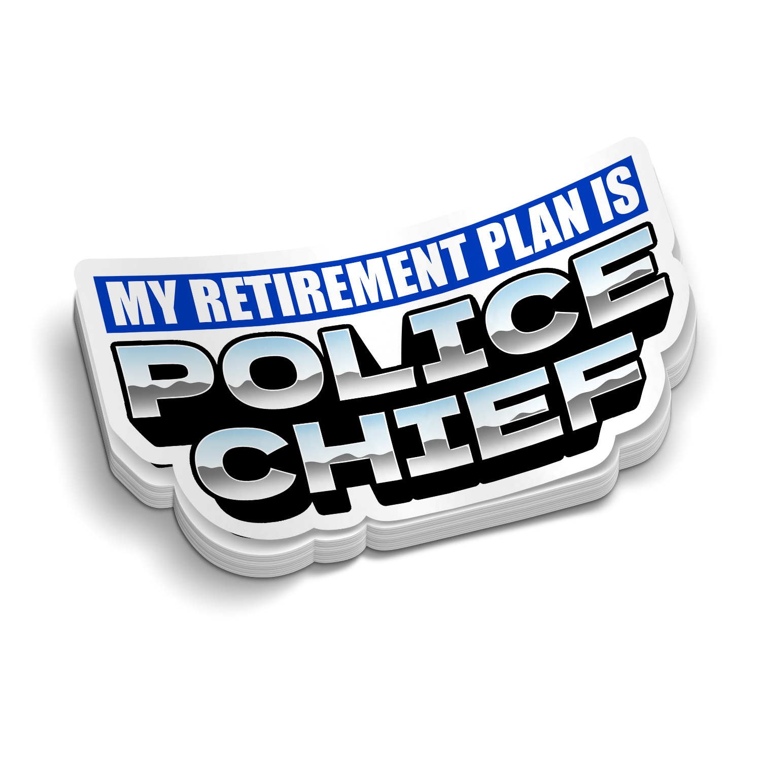 Police Chief - Police Tumbler Stickers