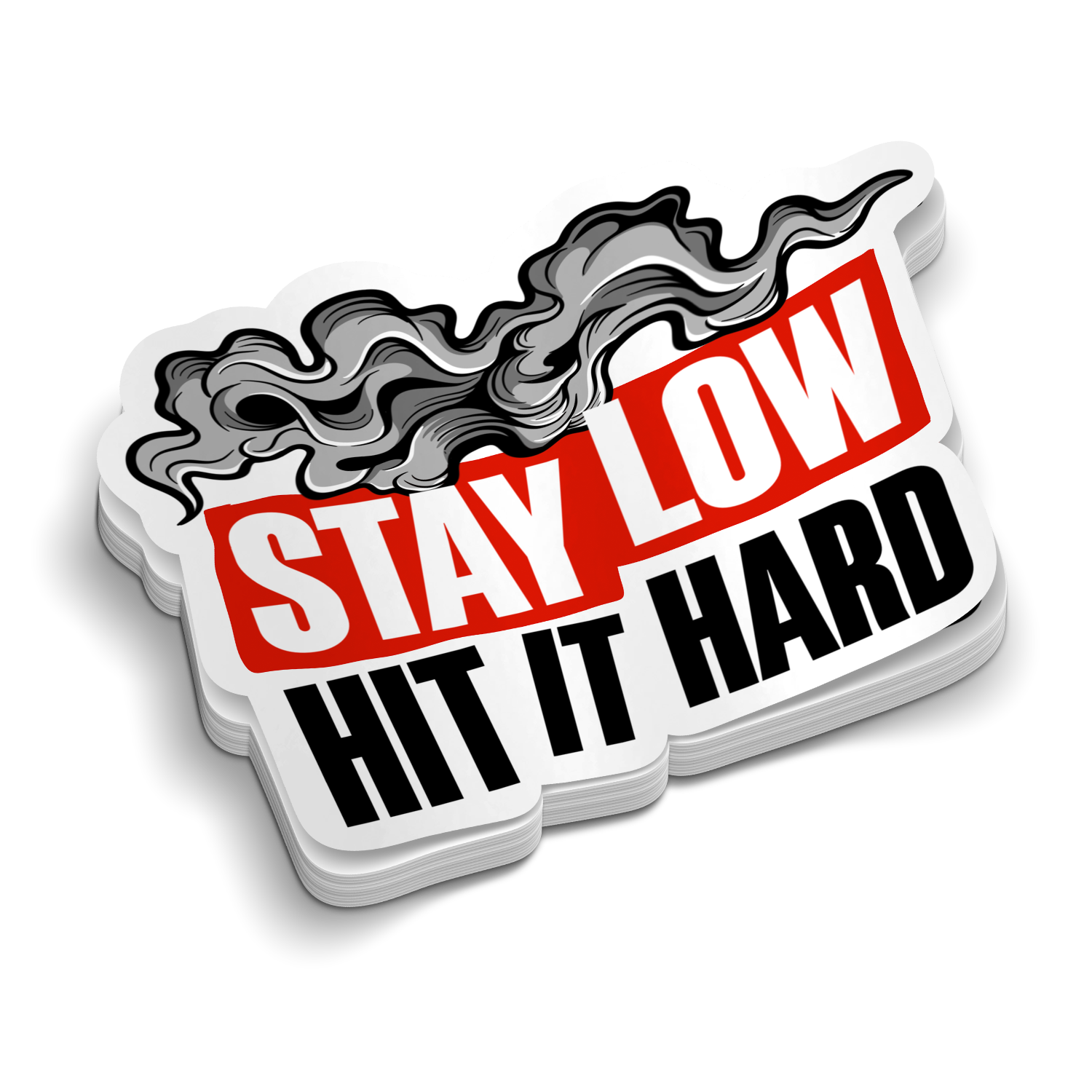 Stay Low | Firefighter Stickers