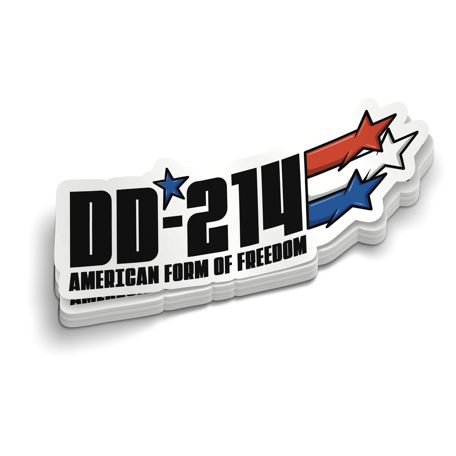 DD-214 Joe | Funny Military Stickers | Perfect for Tumblers