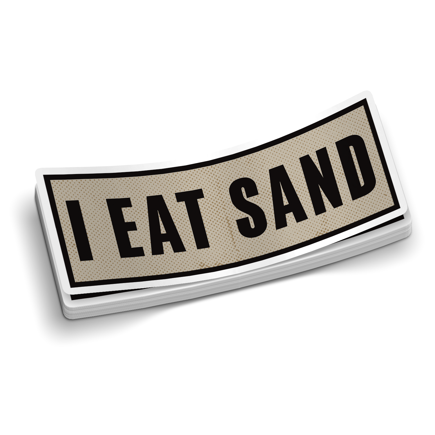 I Eat Sand | Funny GWOT Stickers | Perfect for Coffee Cups