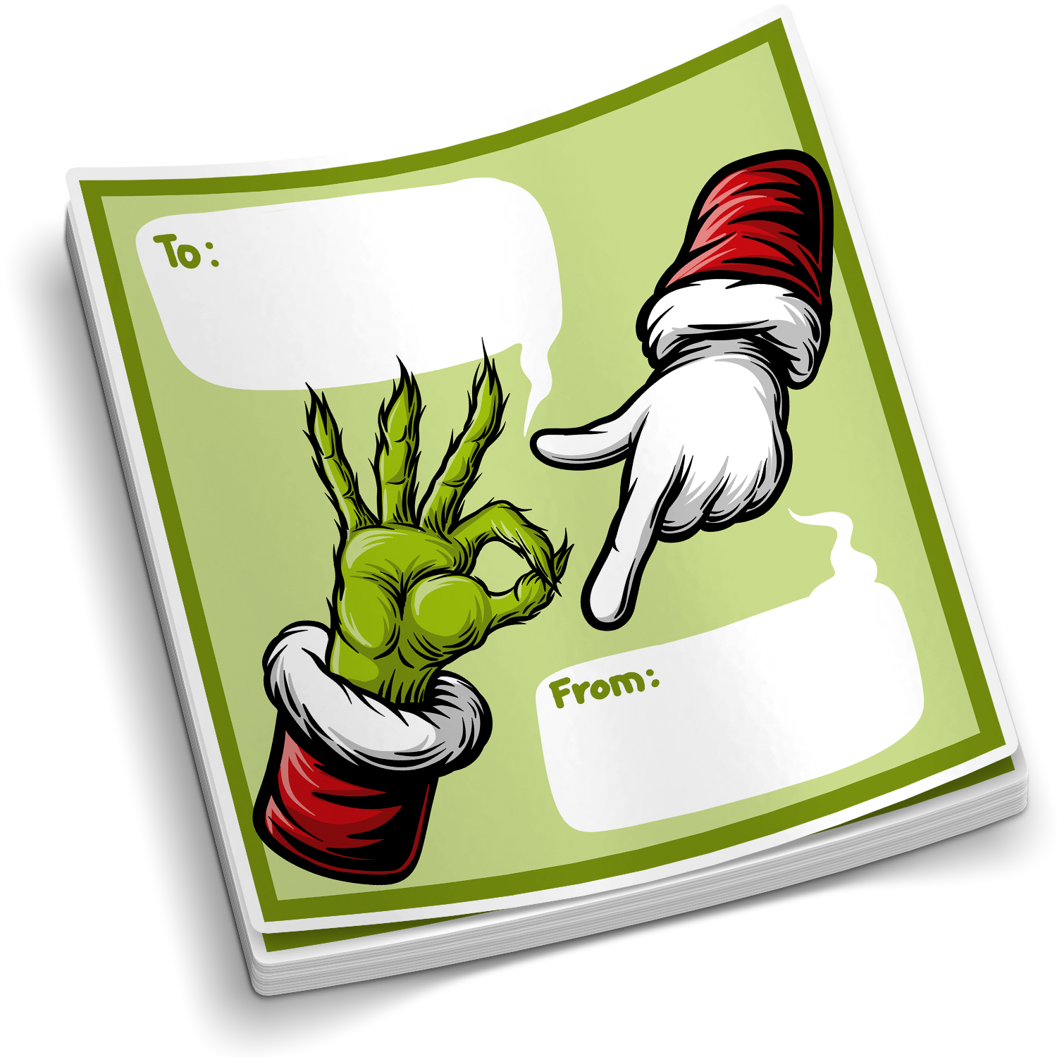 Kid's Gen Alpha Slang Christmas Gift Tags