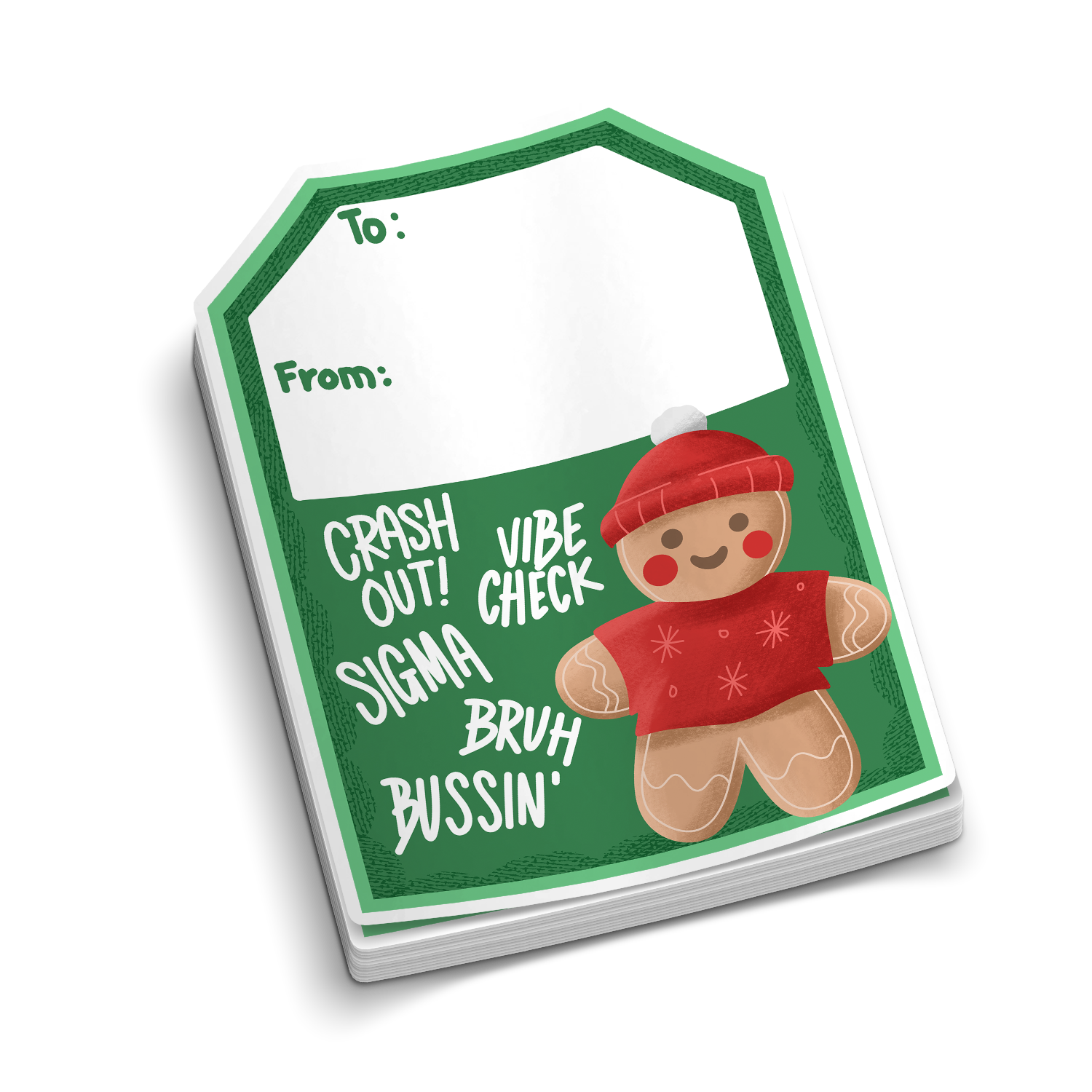 Kid's Gen Alpha Slang Christmas Gift Tags