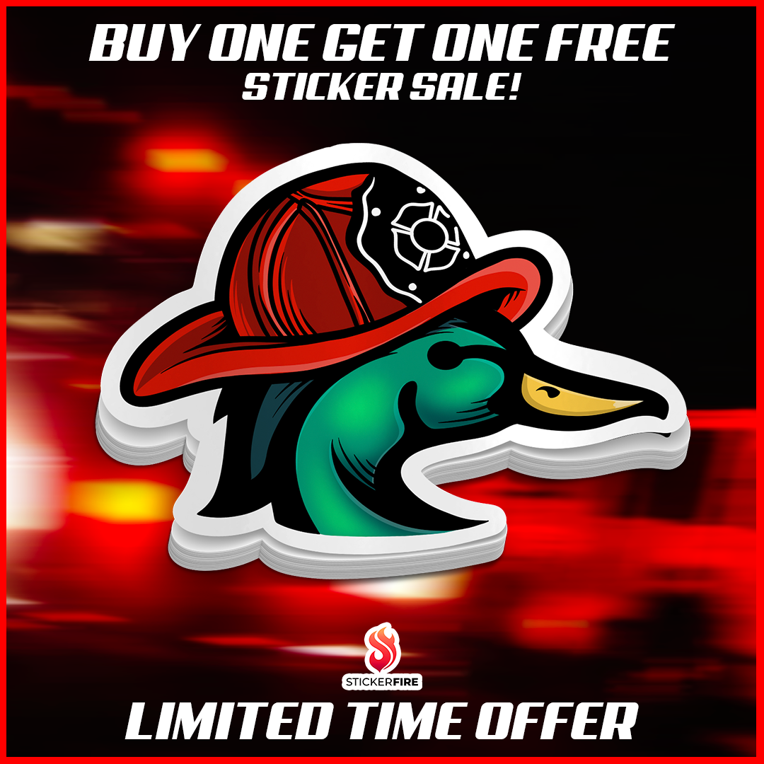 Firefighter Stickers | Waterproof Firehouse Humor Decals | Perfect for ...