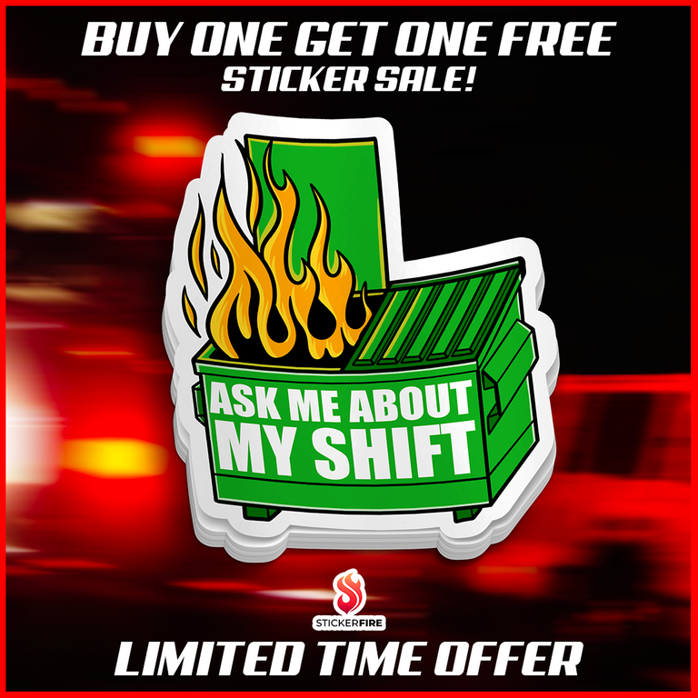 Boss Fire Sticker Example Firefighter Stickers | Waterproof Firehouse Humor Decals | Perfect for ...