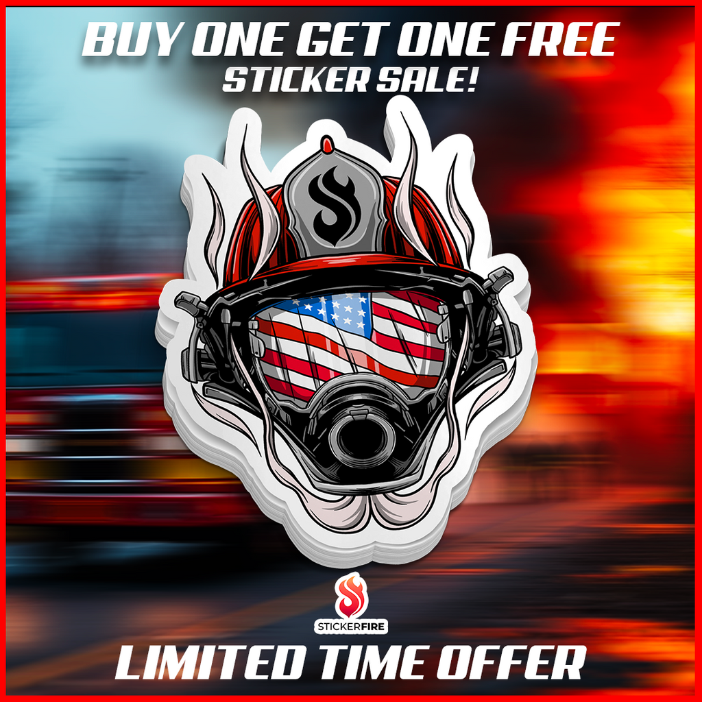 Firefighter Stickers | Waterproof Firehouse Humor Decals | Perfect for ...