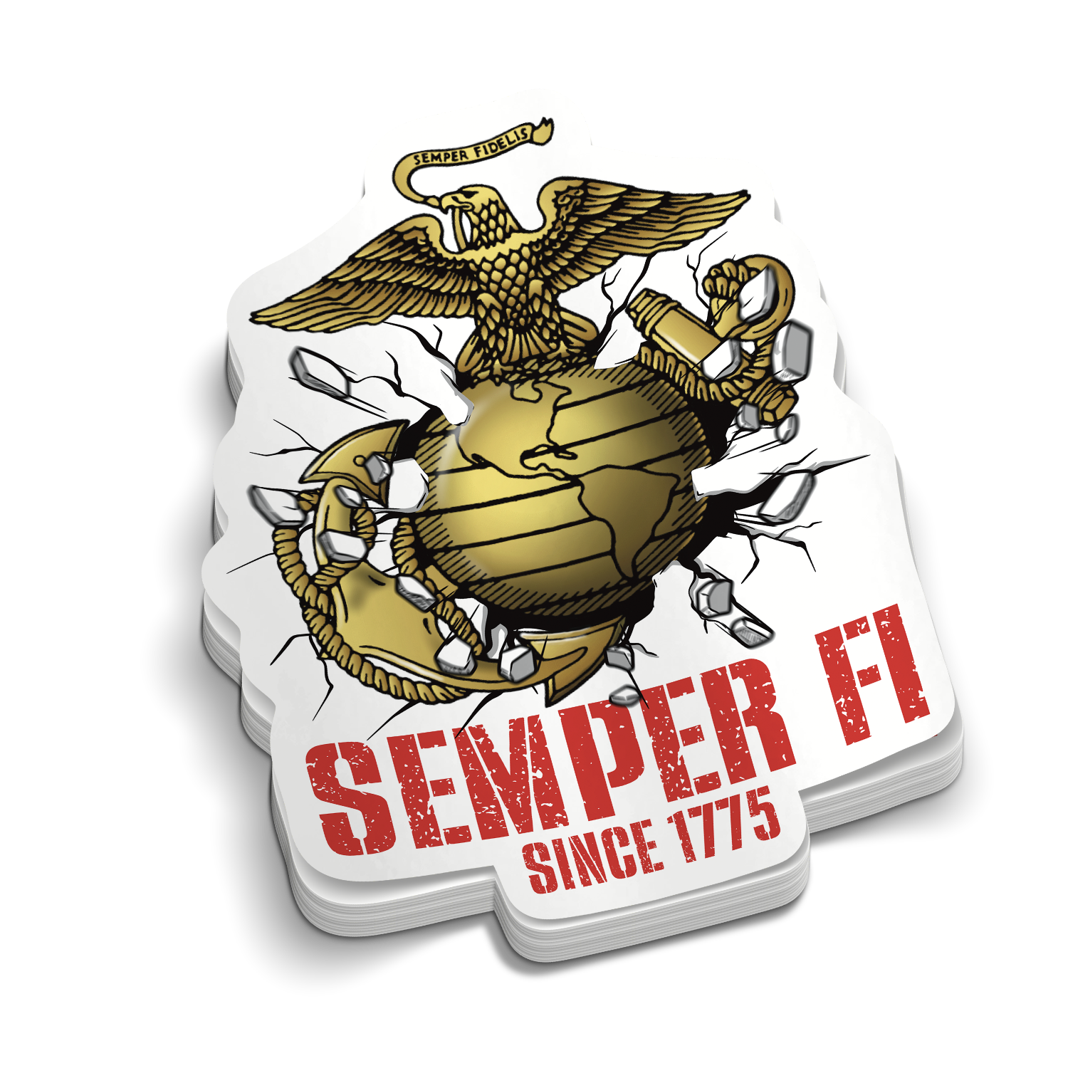 Marine Corps 250th Birthday Pack (11 Stickers)