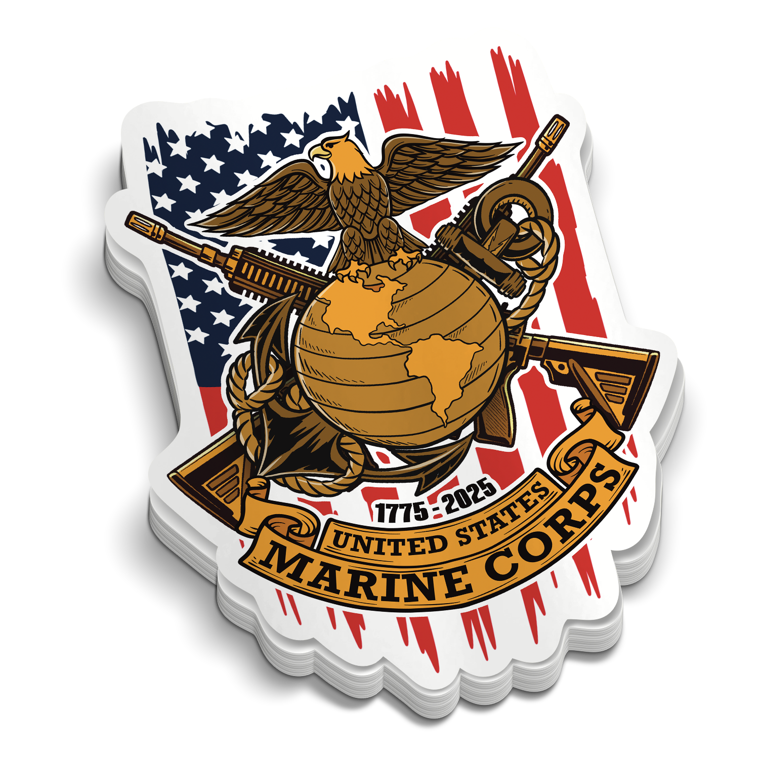 Marine Corps 250th Birthday Pack (11 Stickers)