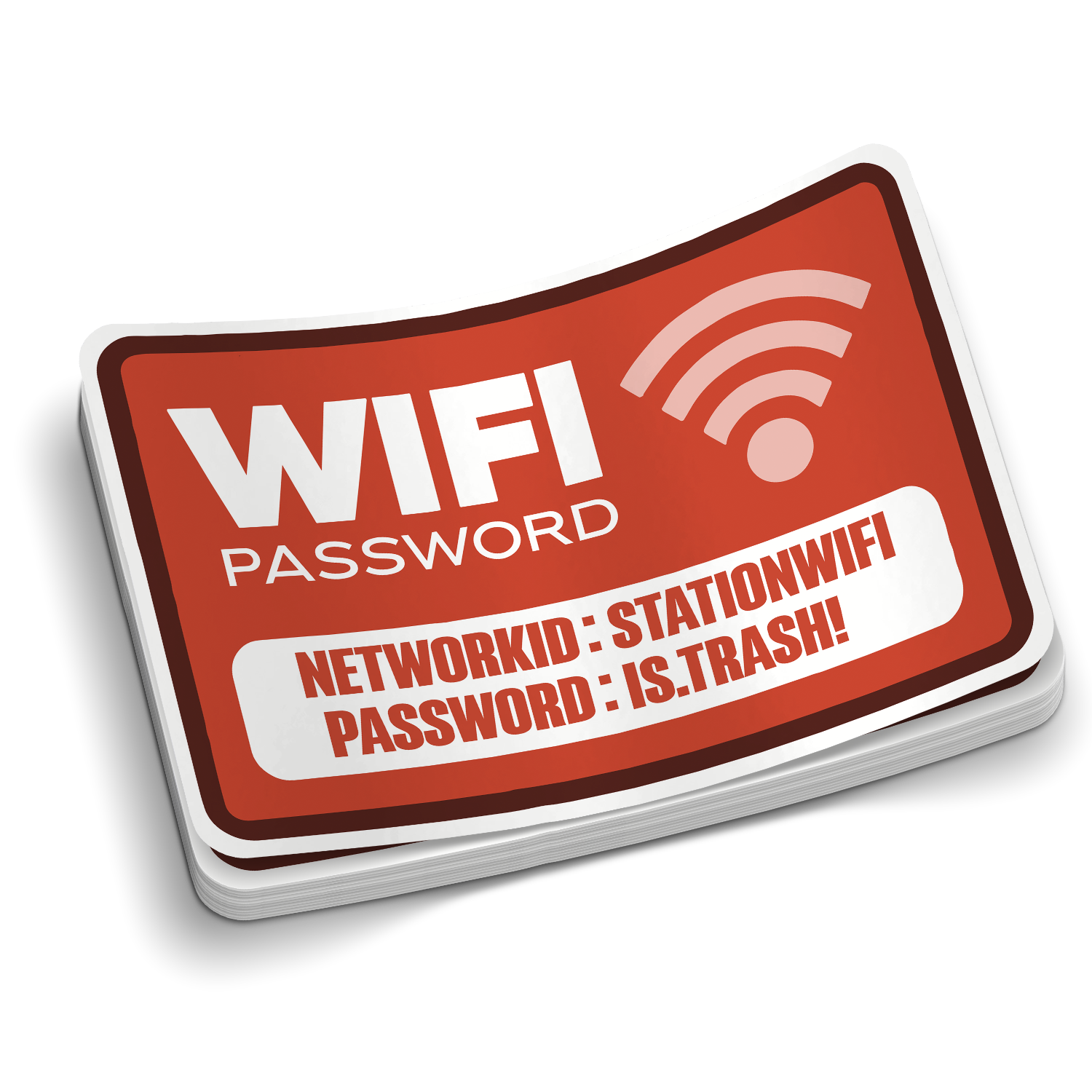 Firehouse Wifi | Funny Firefighter Stickers