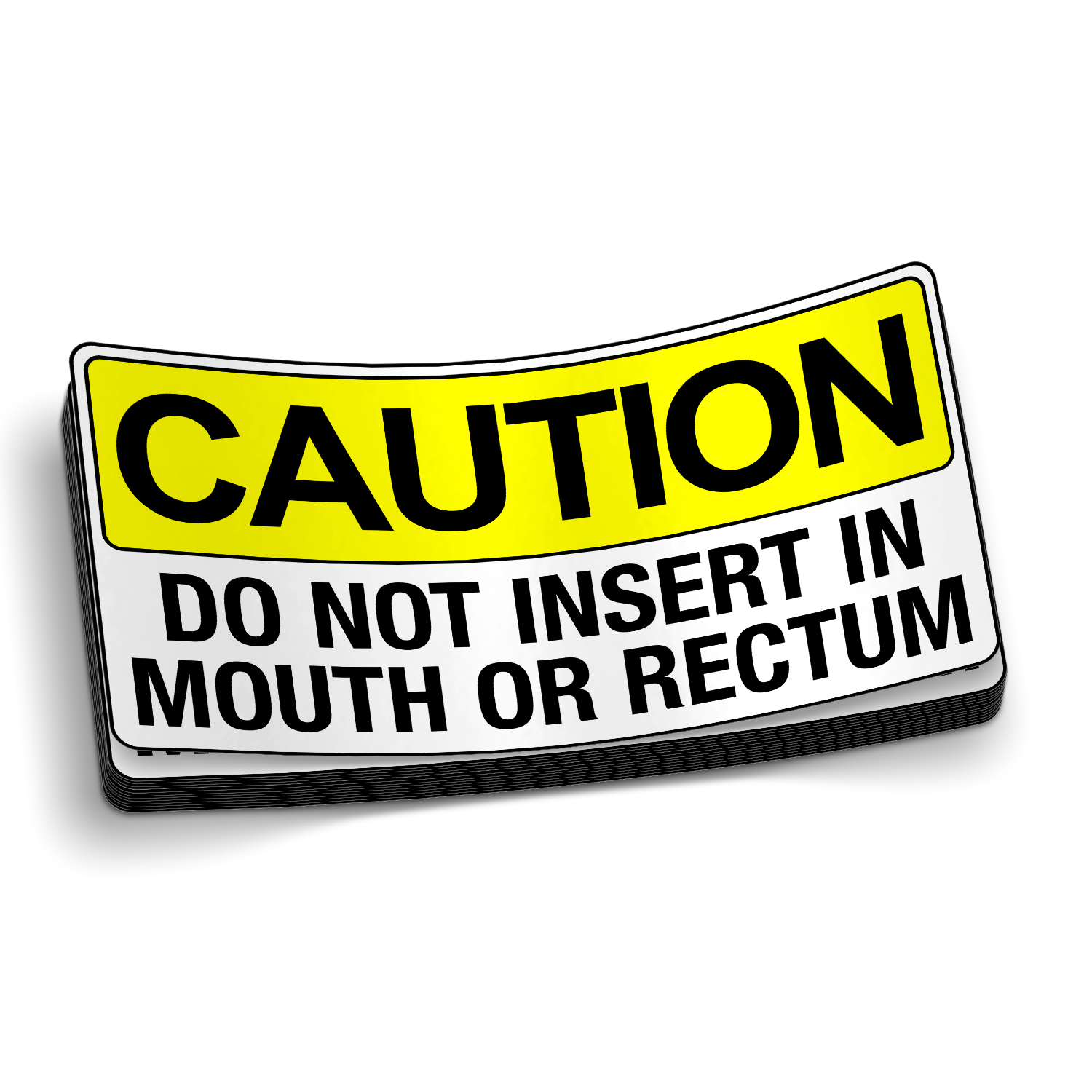 CAUTION - Do Not Insert Decal