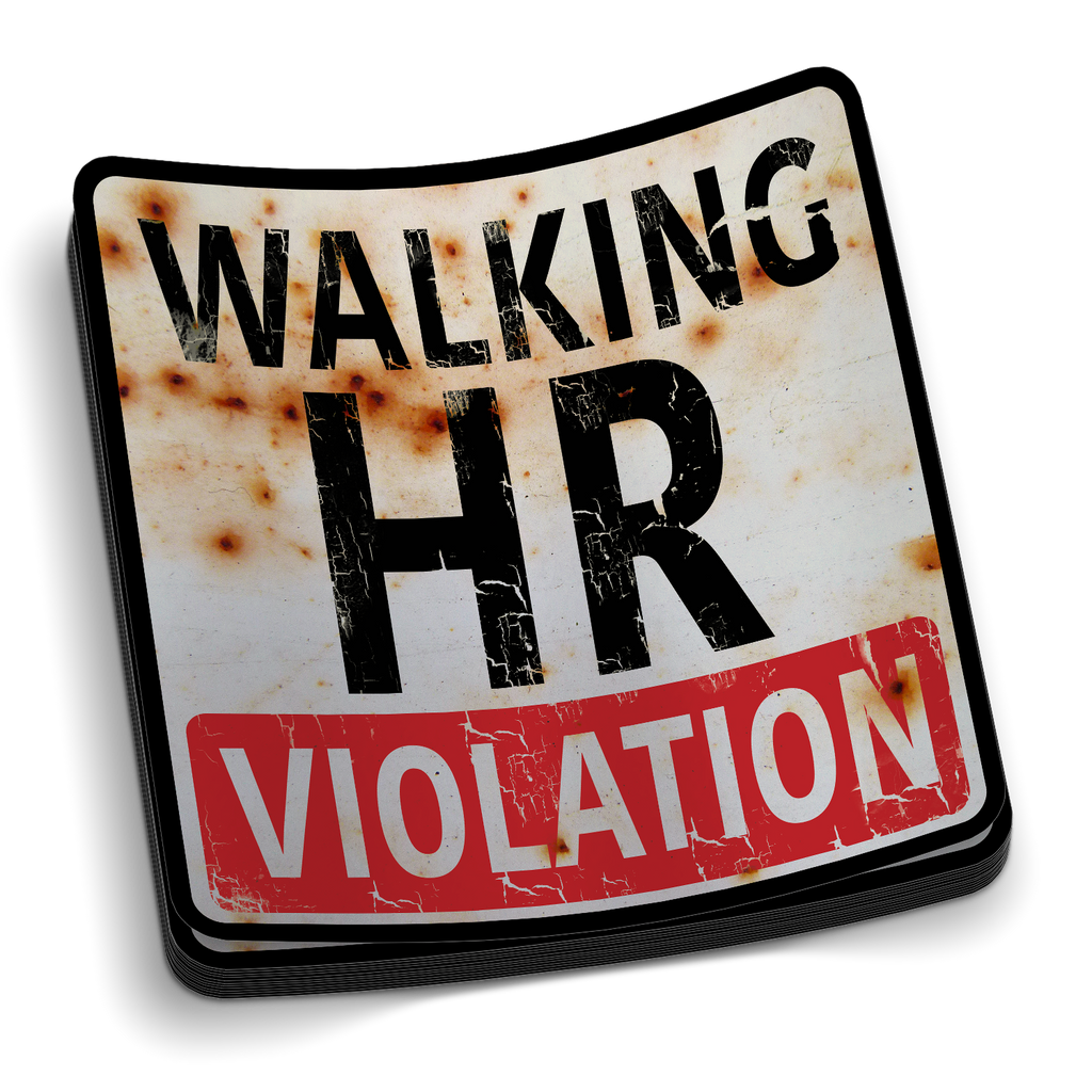Walking HR Violation Decal