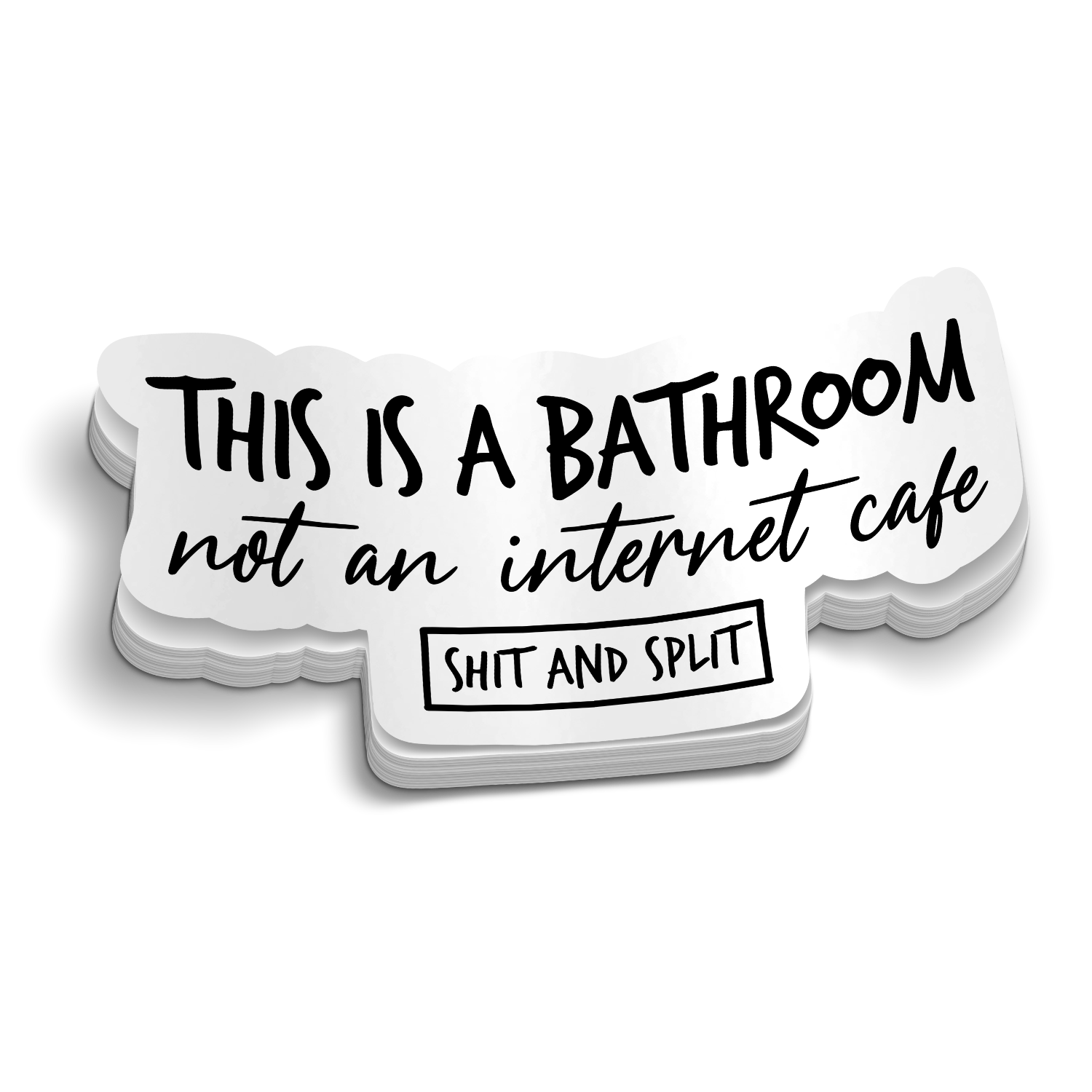 Not An Internet Cafe Sticker