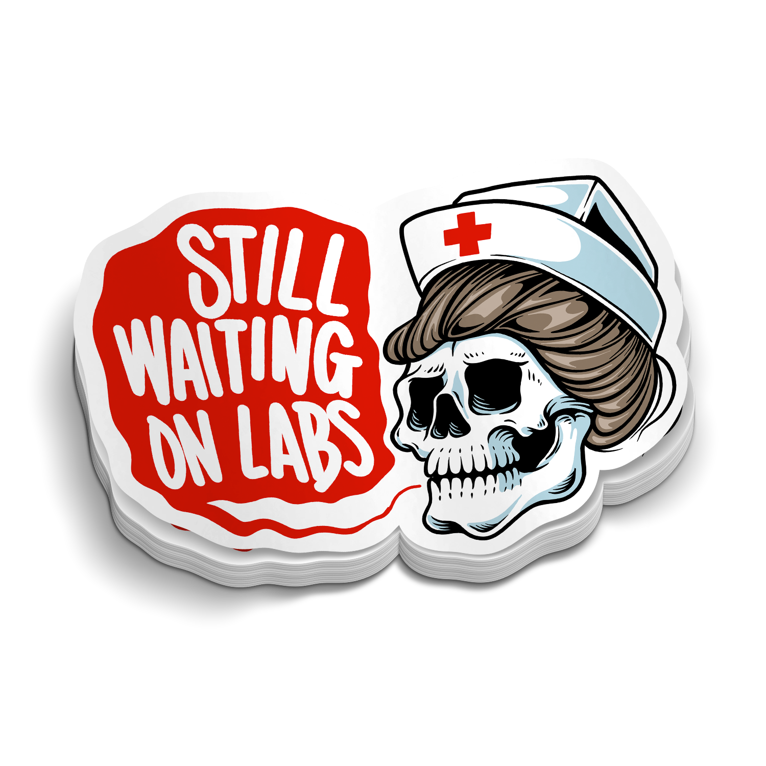 Still Waiting On Labs | Funny Nursing Stickers