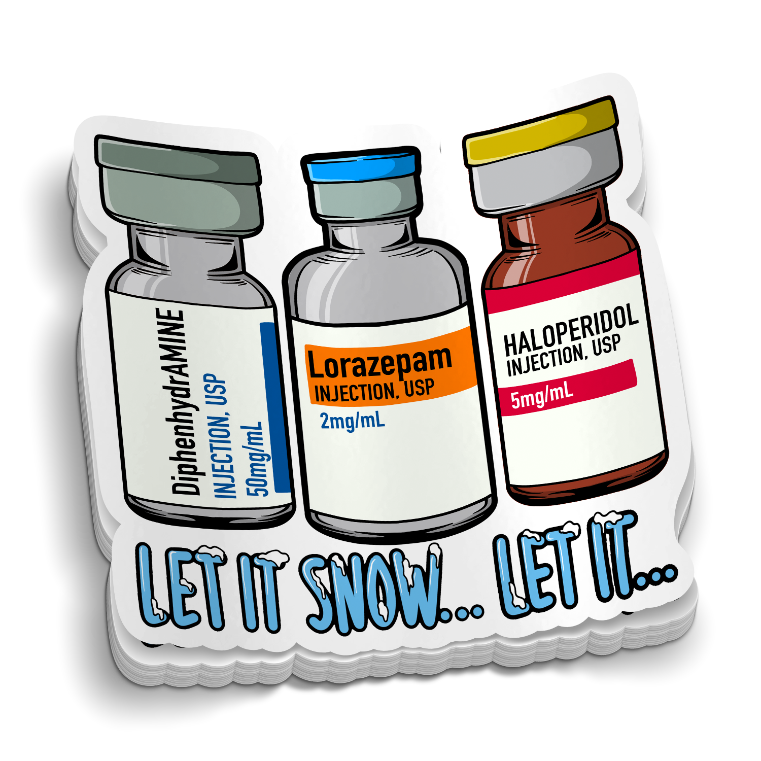 Let It Snow, Let It Snow... Sticker