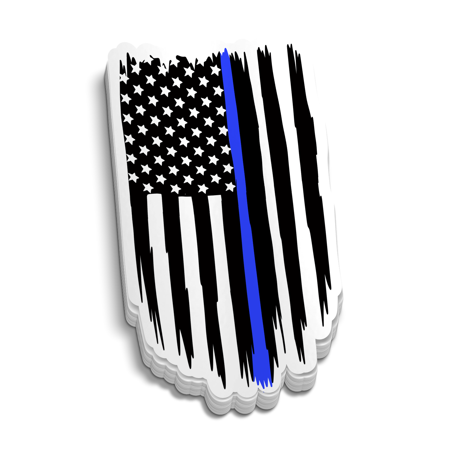 Blue Line Flag Sticker
