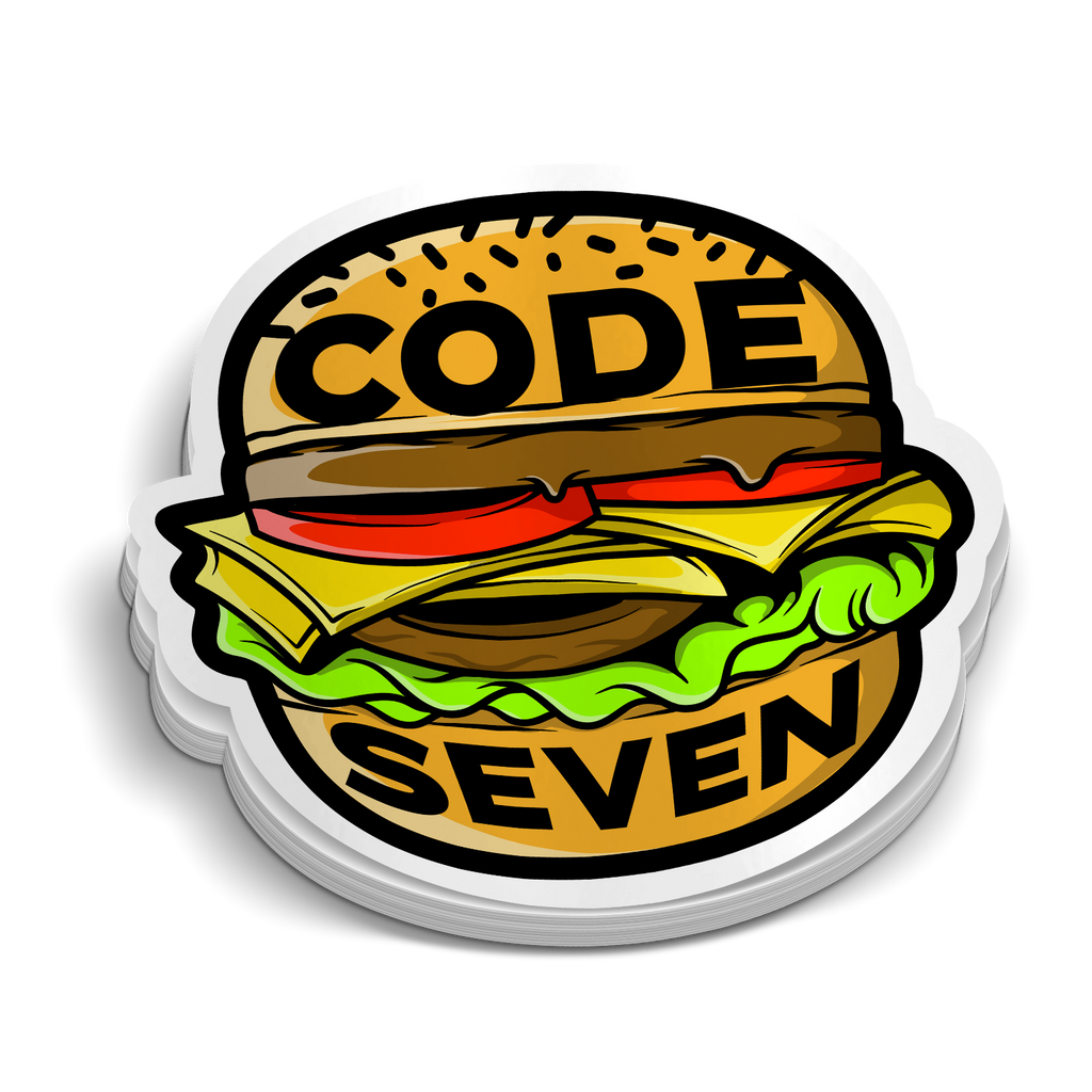 Code 7 Police Sticker