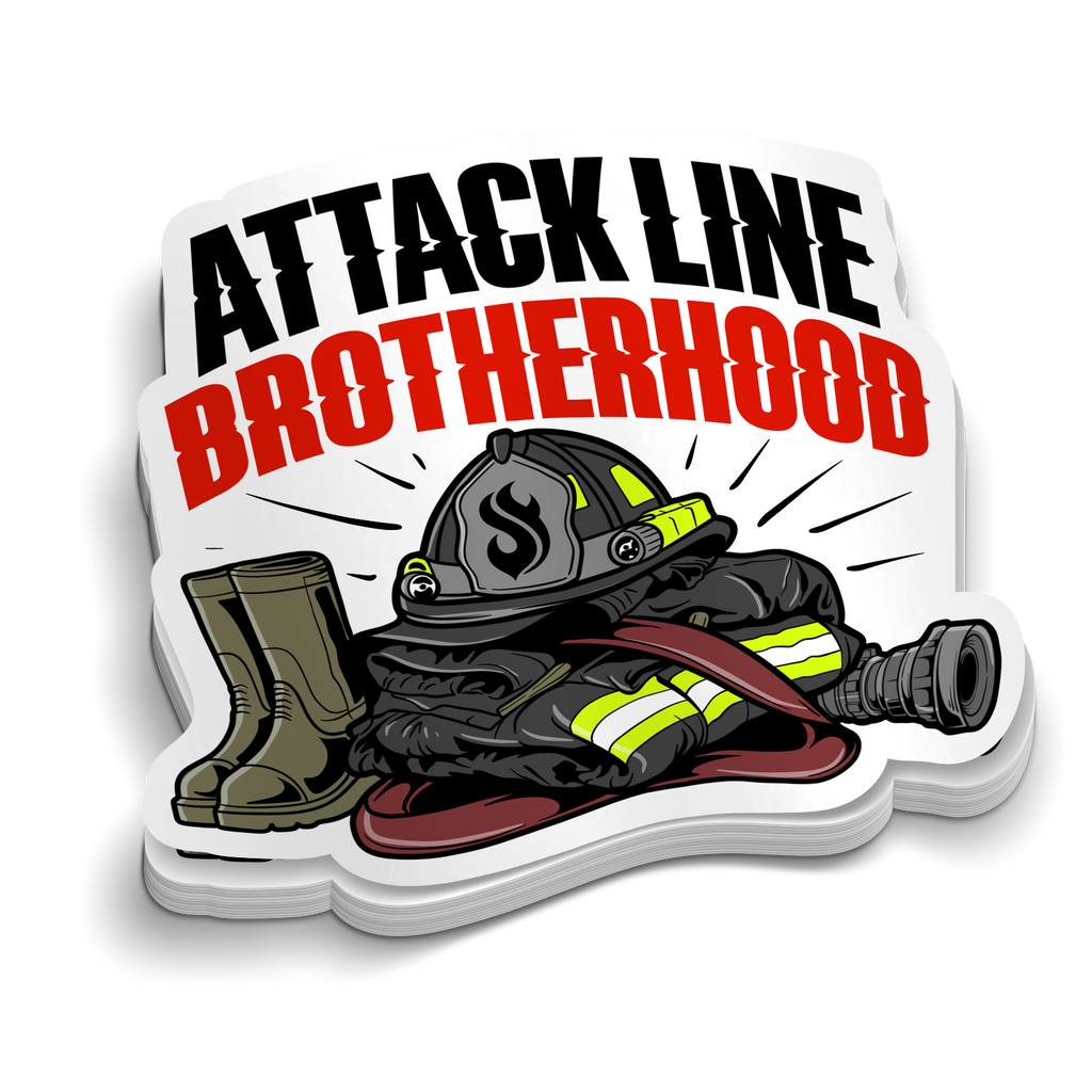 Attack the Line | Firefighter Stickers