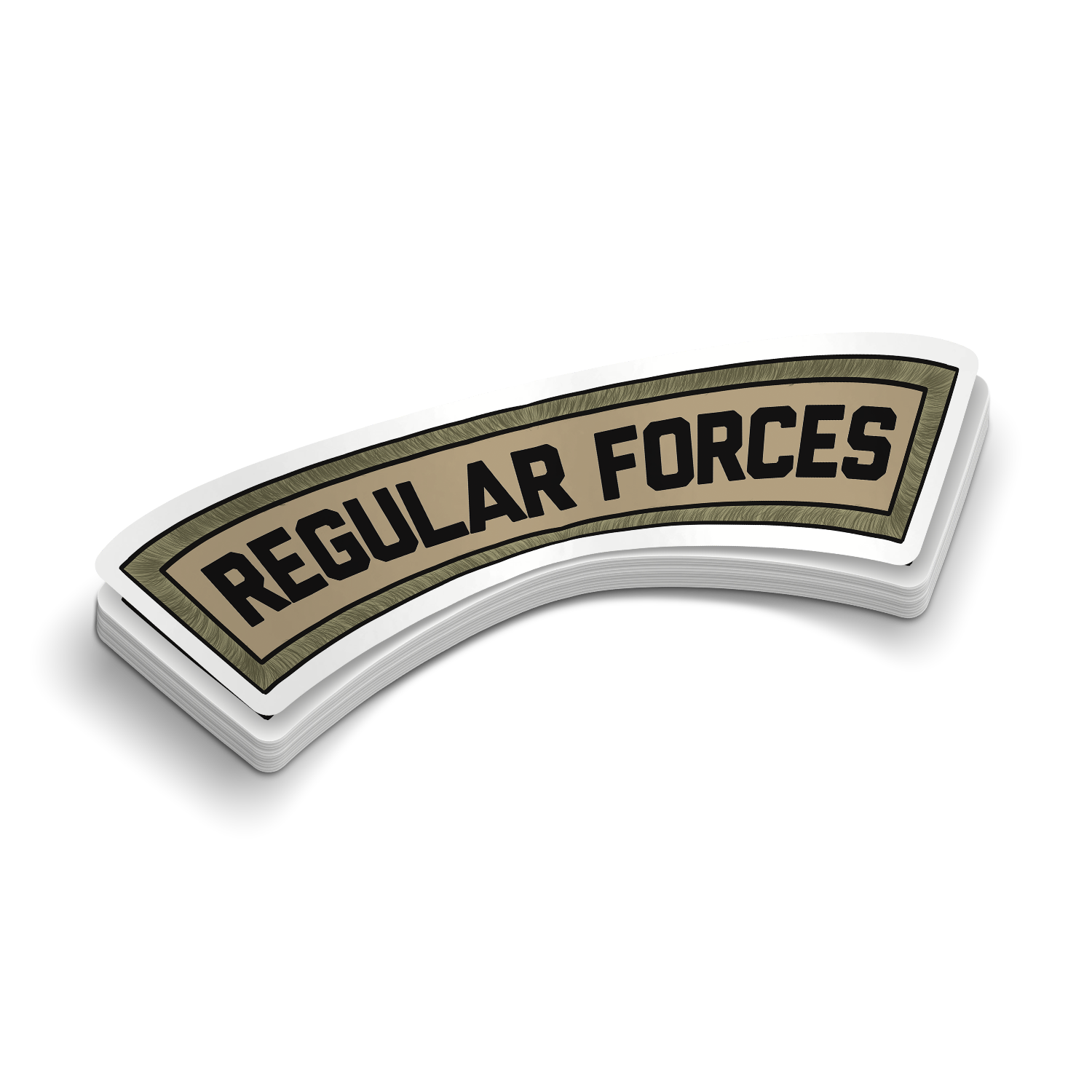 Regular Forces | Funny Military Stickers | Perfect for Laptops