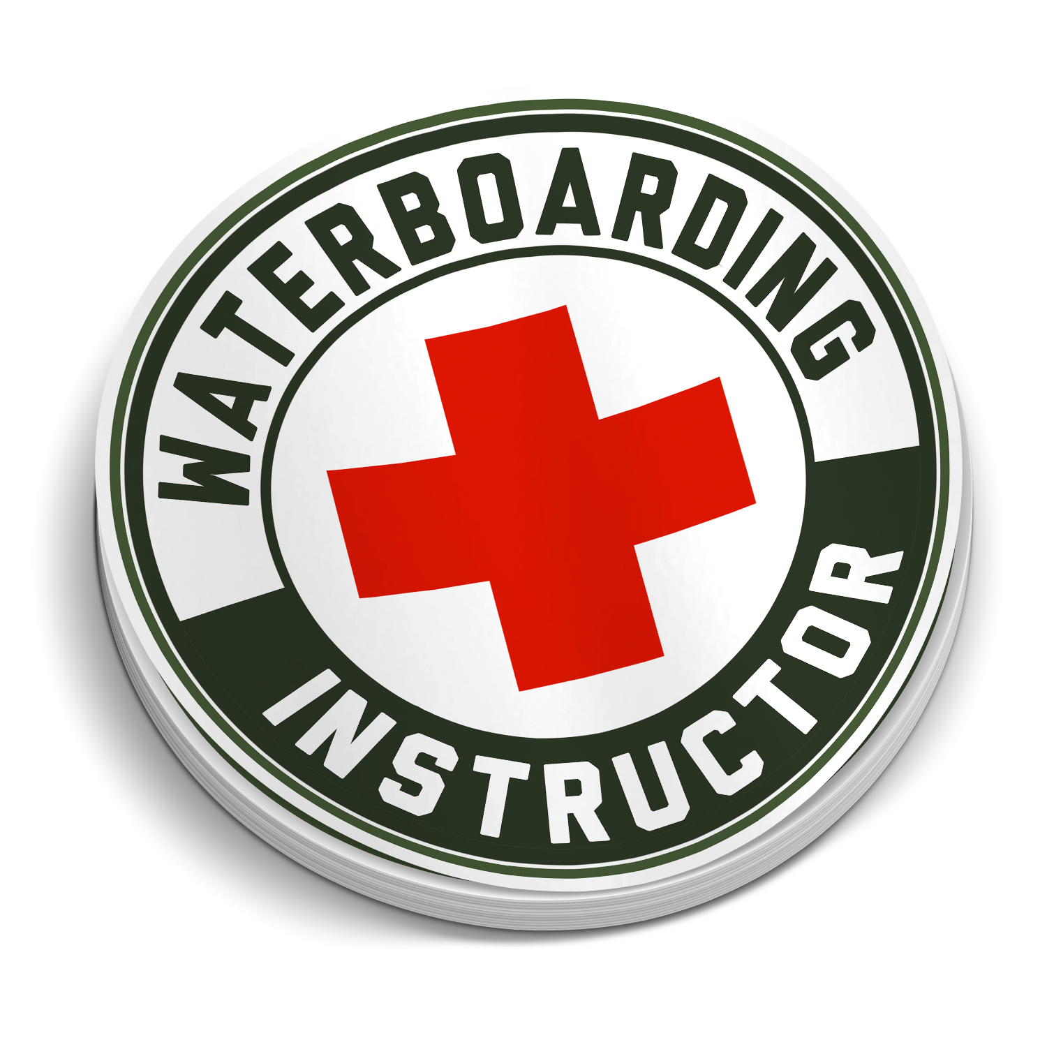 Waterboarding | Funny Military Stickers | Perfect for Windows