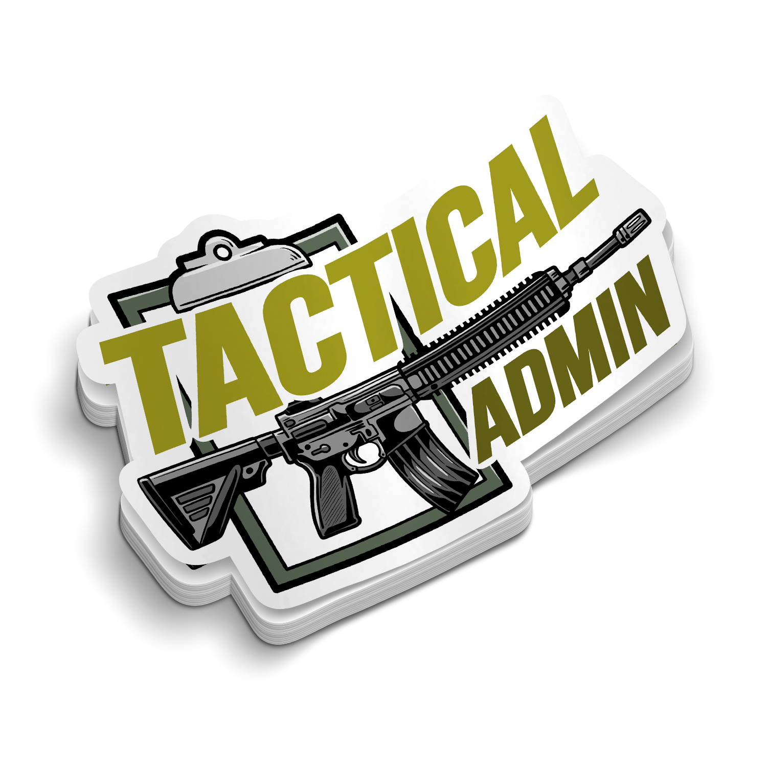 Tactical Admin | Funny Military Stickers