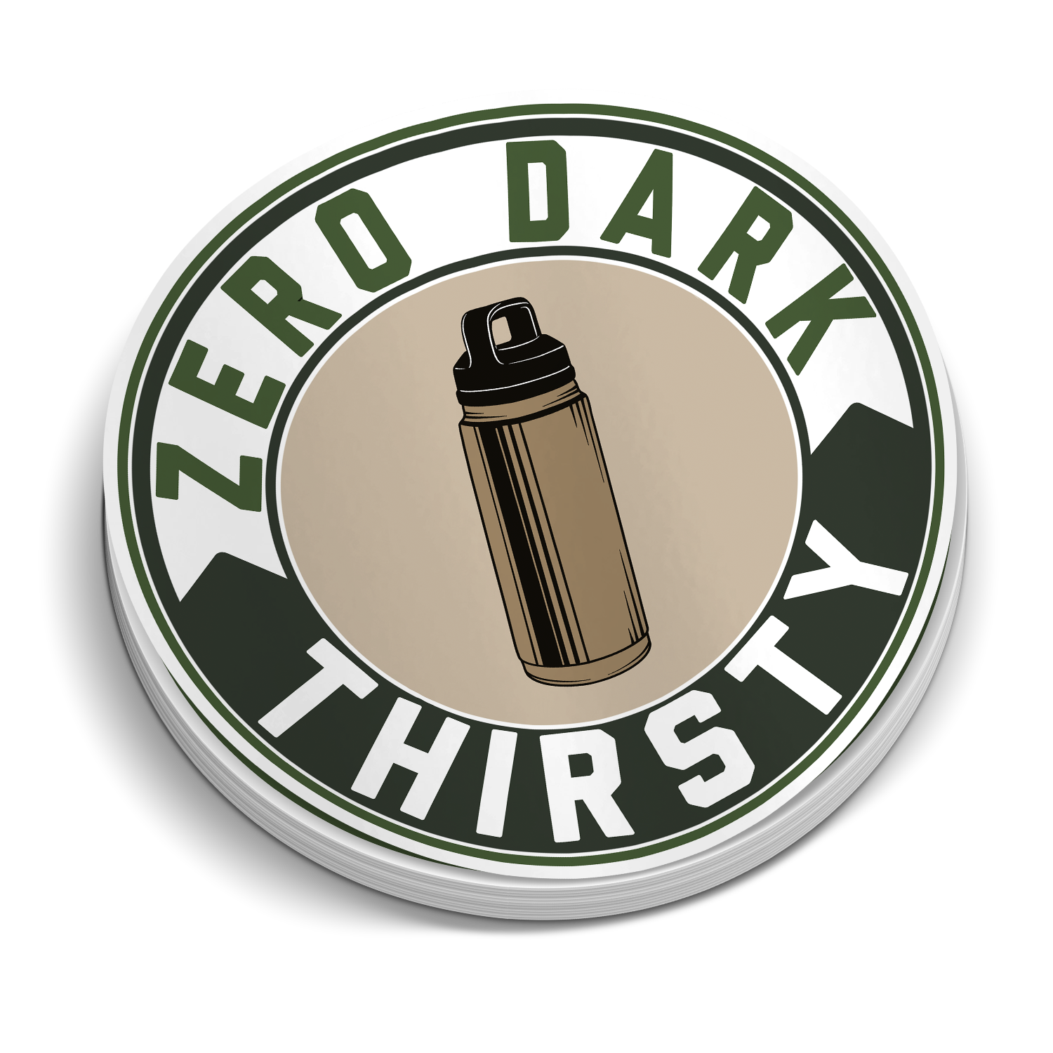 Zero Dark Thirsty | Funny Military Stickers