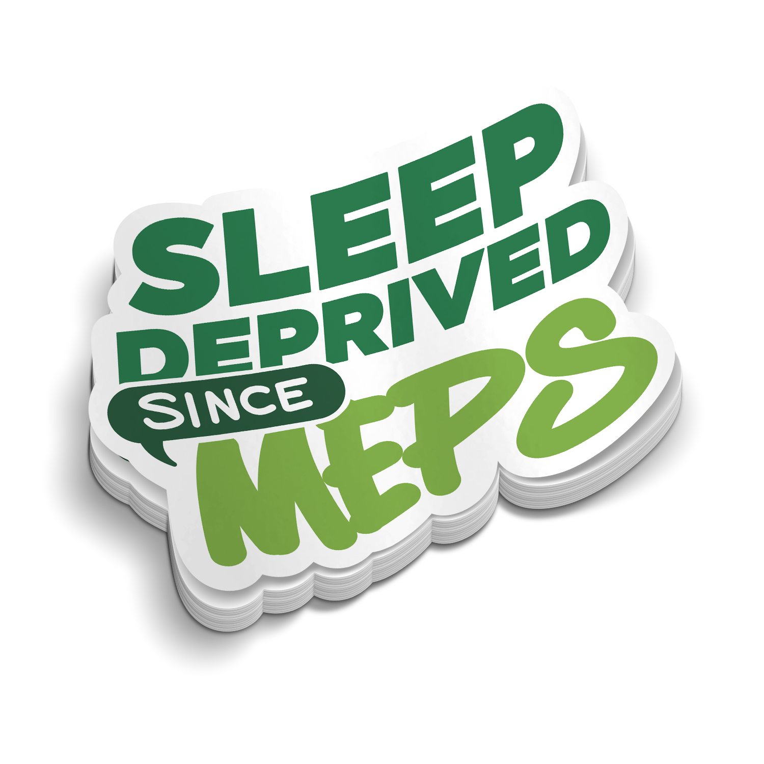 Sleep Deprived | Funny Military Stickers