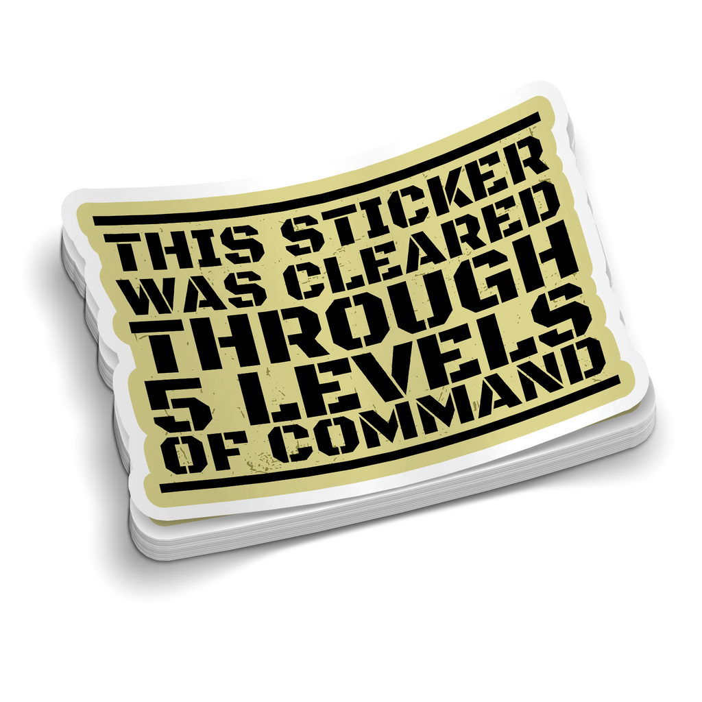 Military Stickers | Hilarious Dark Military Humor | Perfect for ...