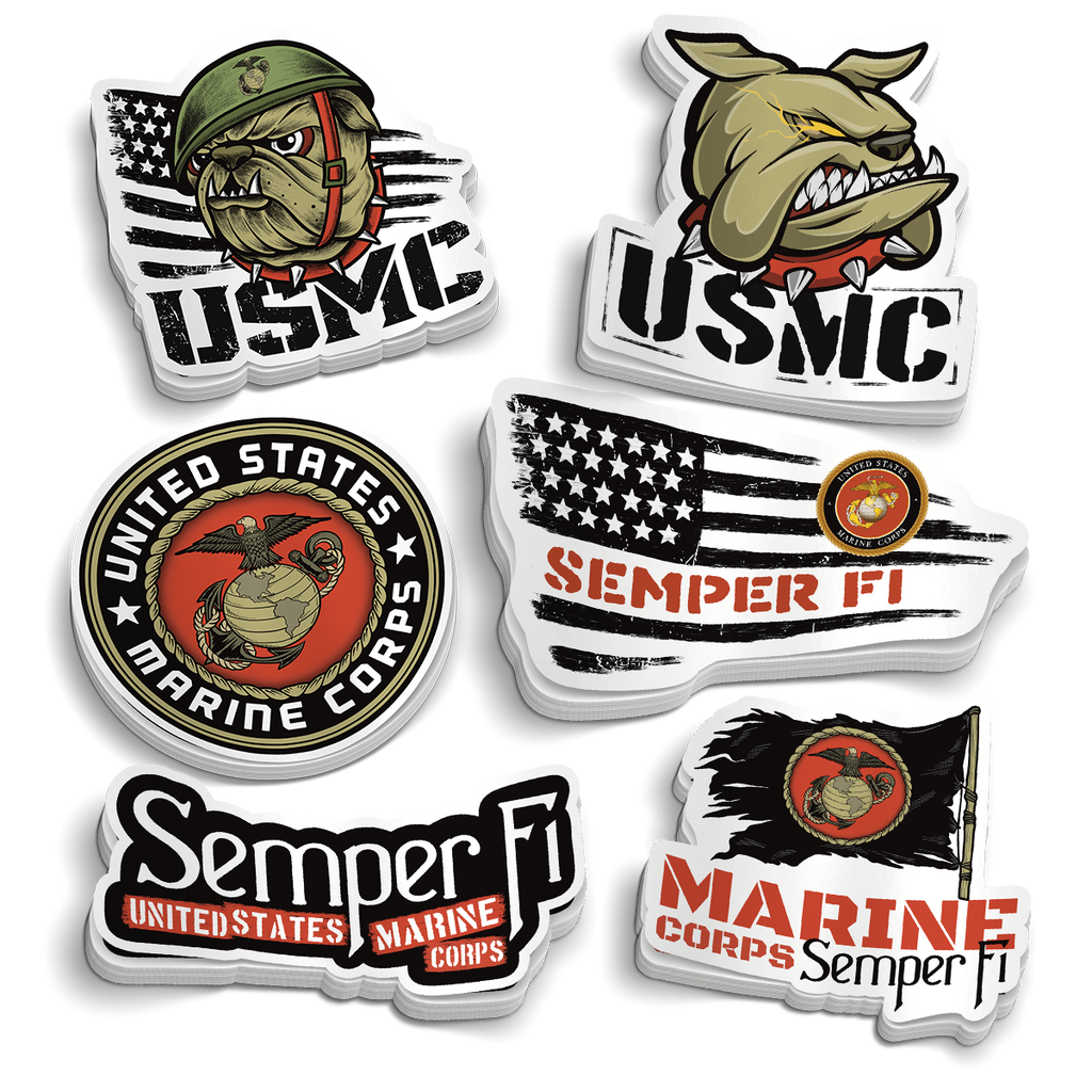 USMC Marine Corps Sticker Pack